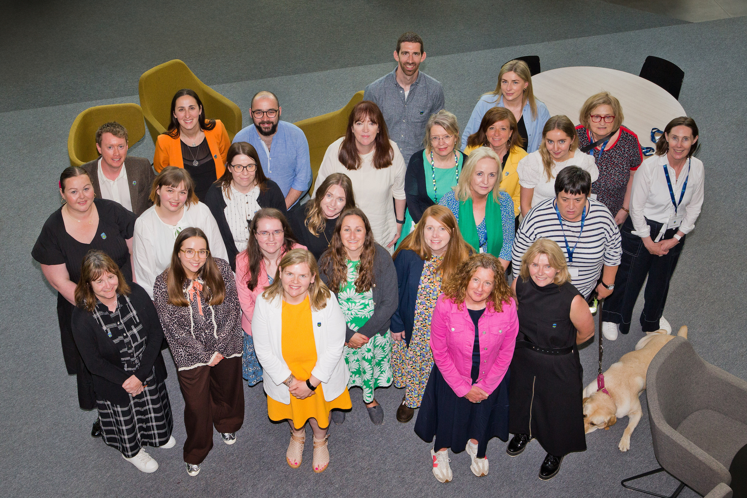 The access and lifelong learning staff standing together for a picture